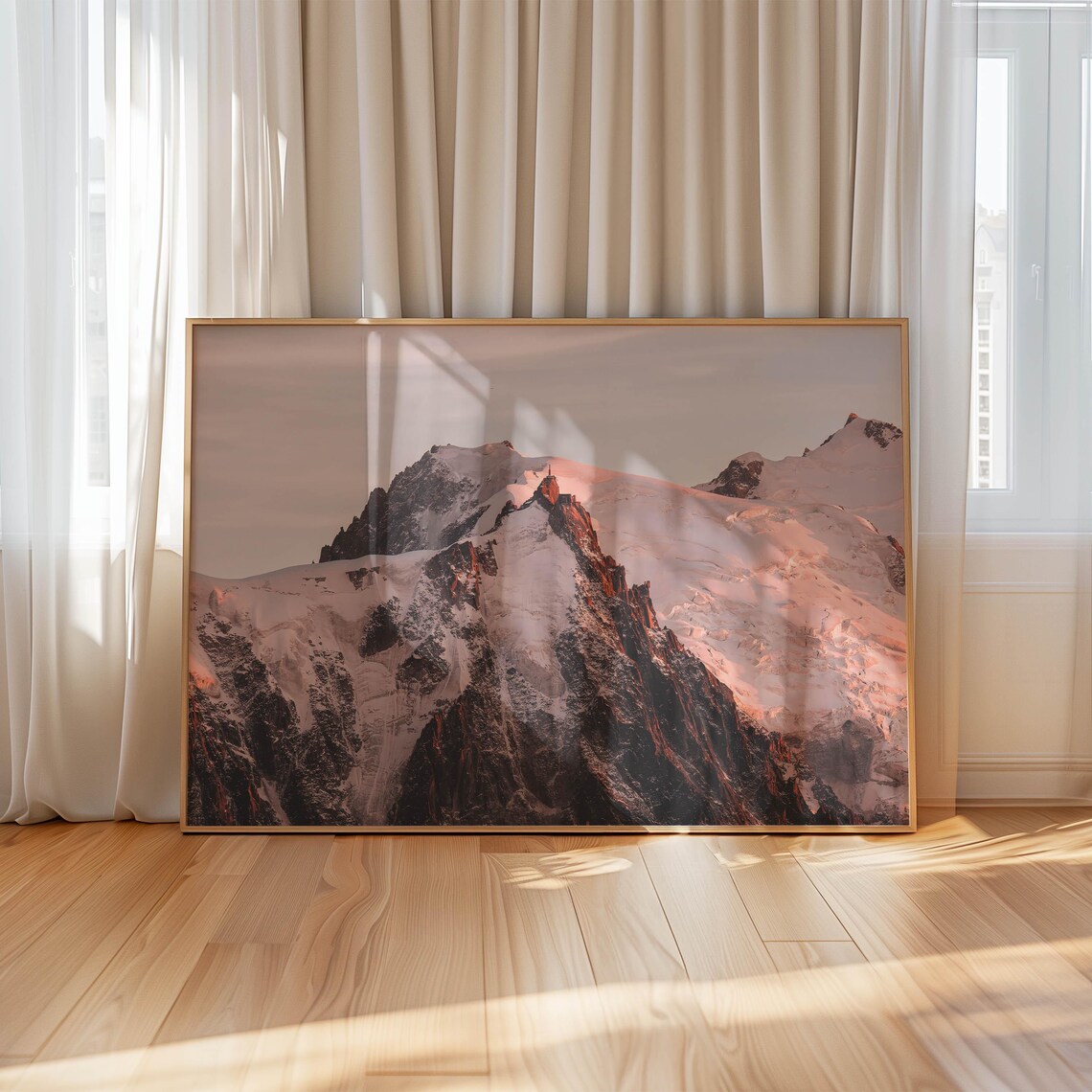 Aiguille Du Midi Chamonix French Alps Art Print - Image 4