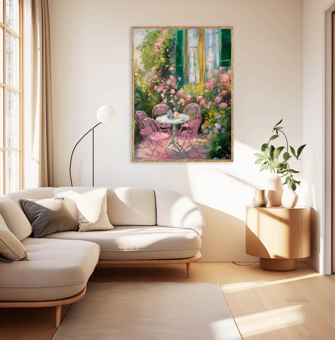 Monet-Inspired Watercolor Art Print, Modern Decor - Image 2