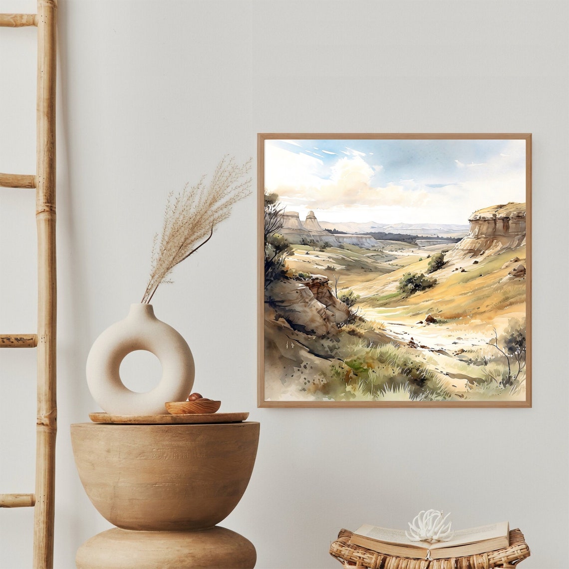 Theodore Roosevelt National Park Badlands Buttes Valley Poster - Image 3