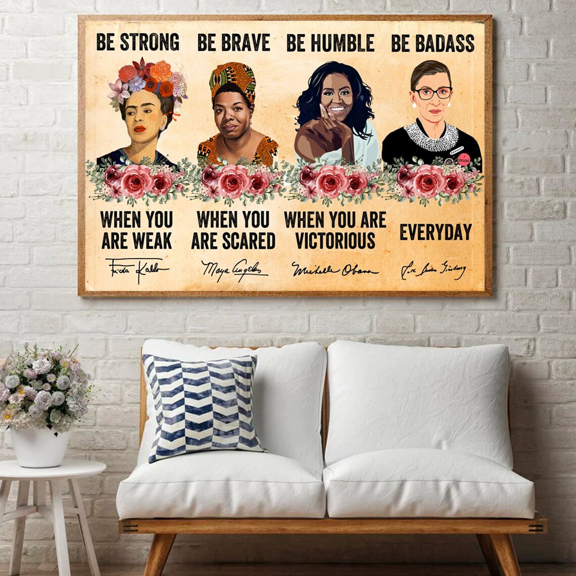 Be Strong, Be Brave, Be Humble, Be Badass Poster - Image 3