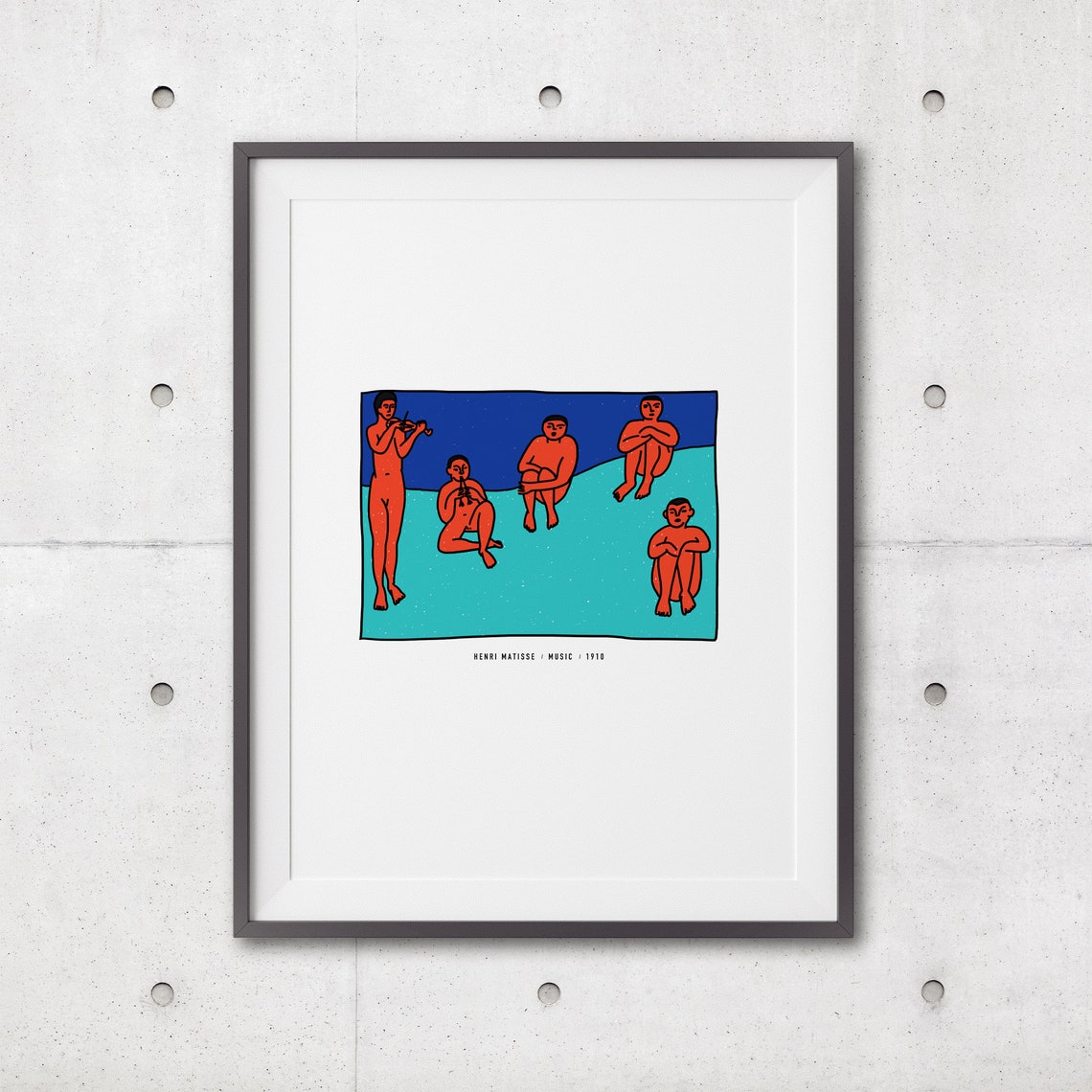 Henri Matisse Painting Art Interior Poster Wall Art Interior Decor Hand Drawing Henri Matisse Music Print - Image 3