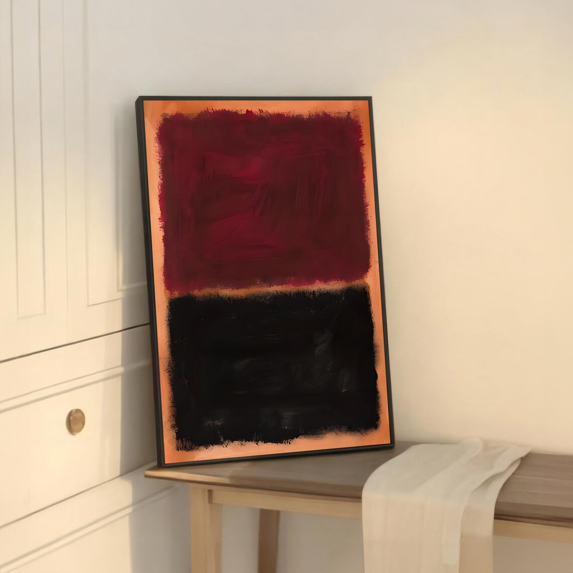 Mark Rokhto Style Abstract Art, Modern Minimalist - Image 5