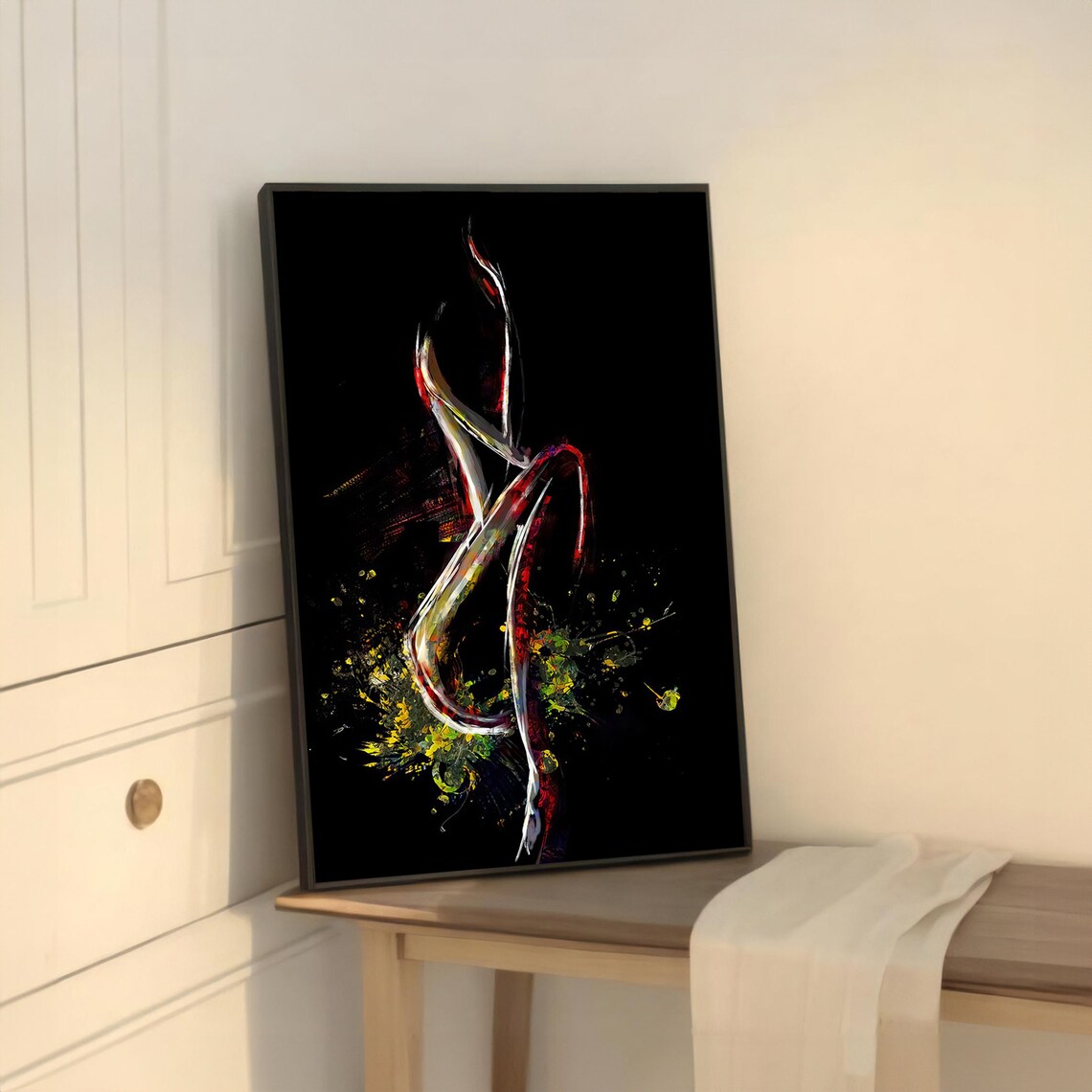 Bold Erotic Painting, Sensual Modern Decor - Image 5