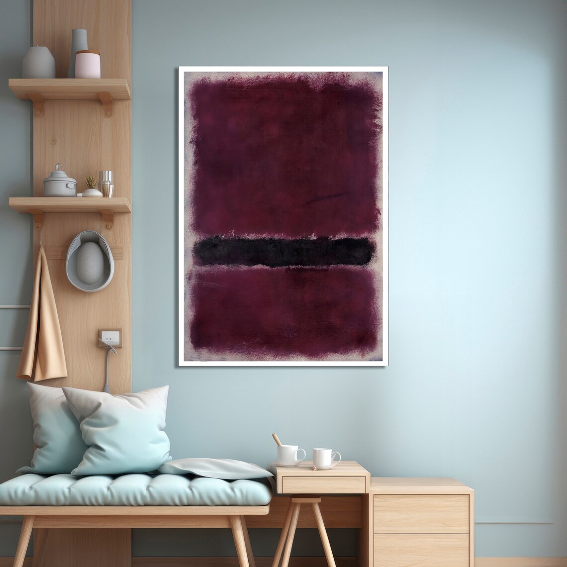 Rothko Inspired Abstract Art, Contemporary Decor - Image 4