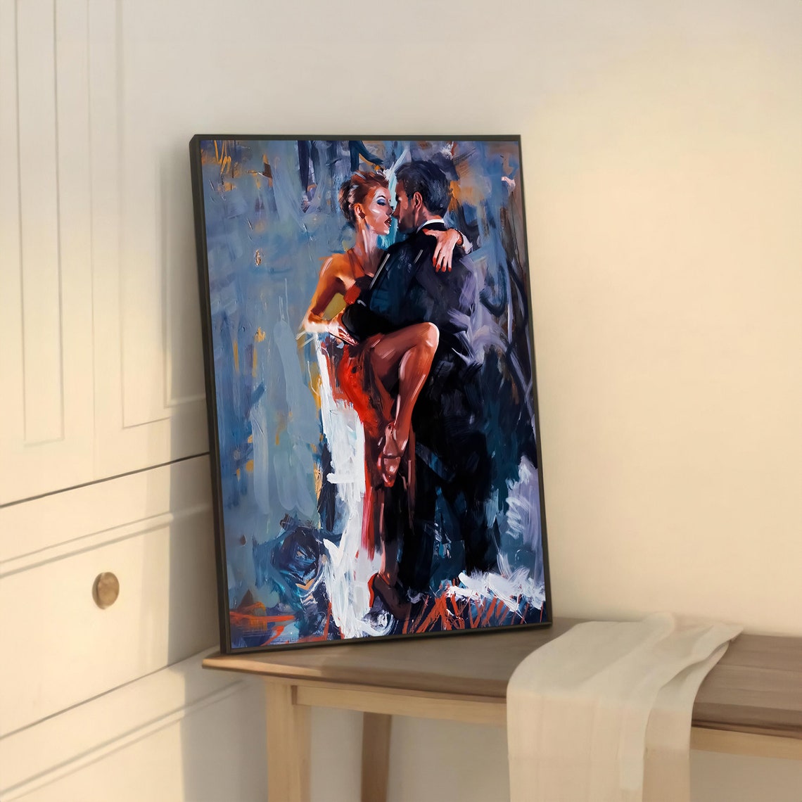 Tango Dance Painting, Modern Home Decor - Image 5