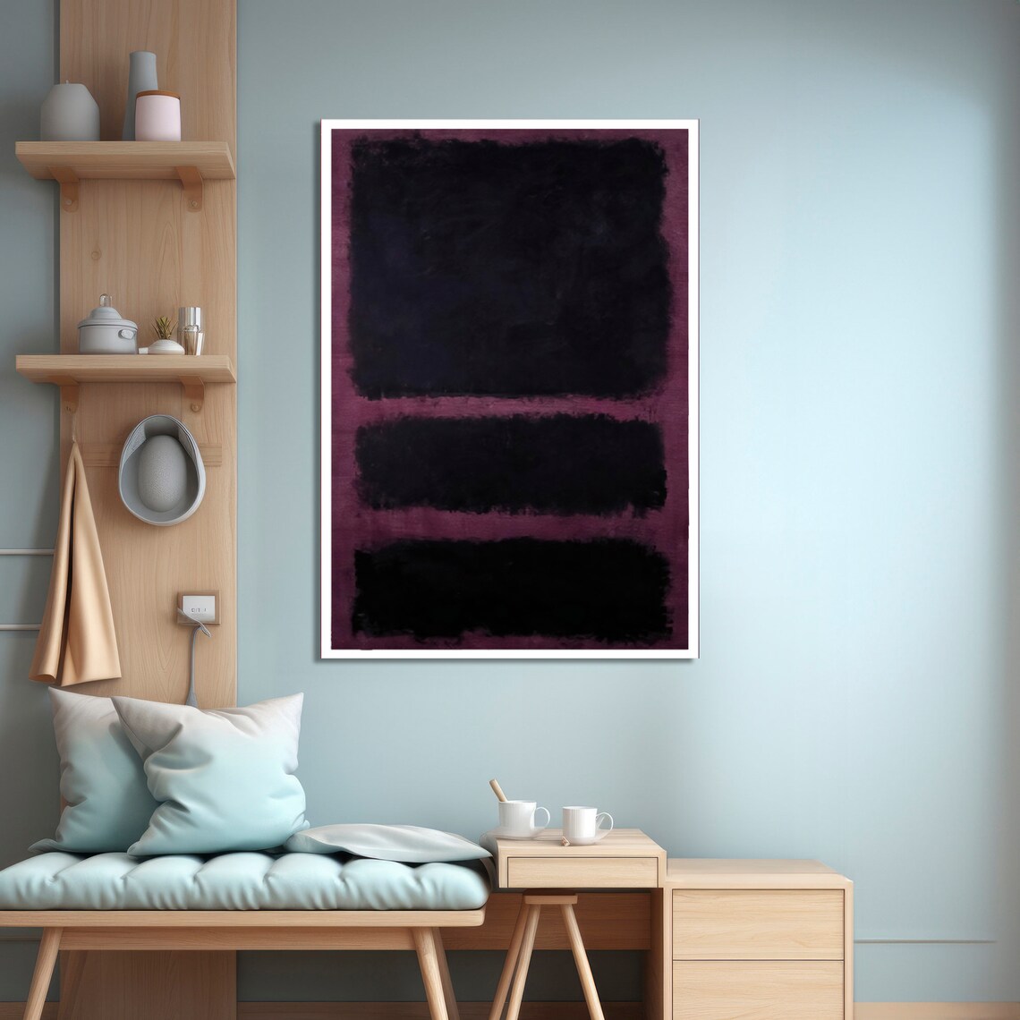 Mark Rothko Style Abstract Art Print, Modern Decor - Image 4