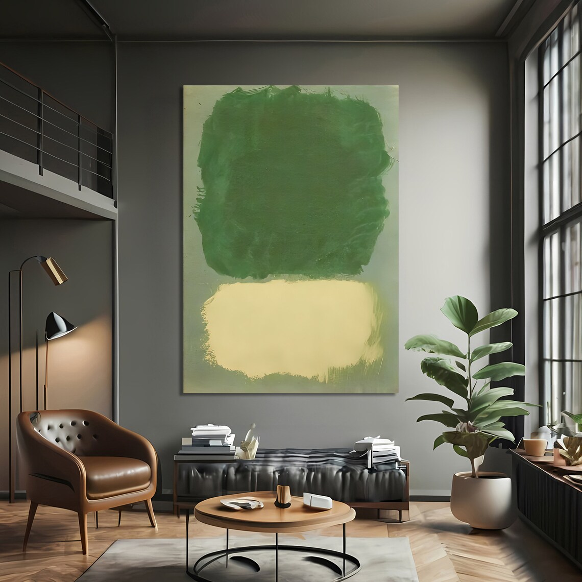 Mark Rothko Style Abstract, Tranquil Modern Decor - Image 3
