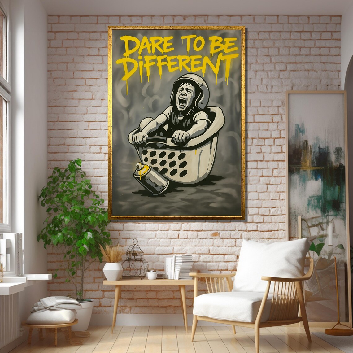 Dare To Be Different Graffiti, Urban Street Decor - Image 5