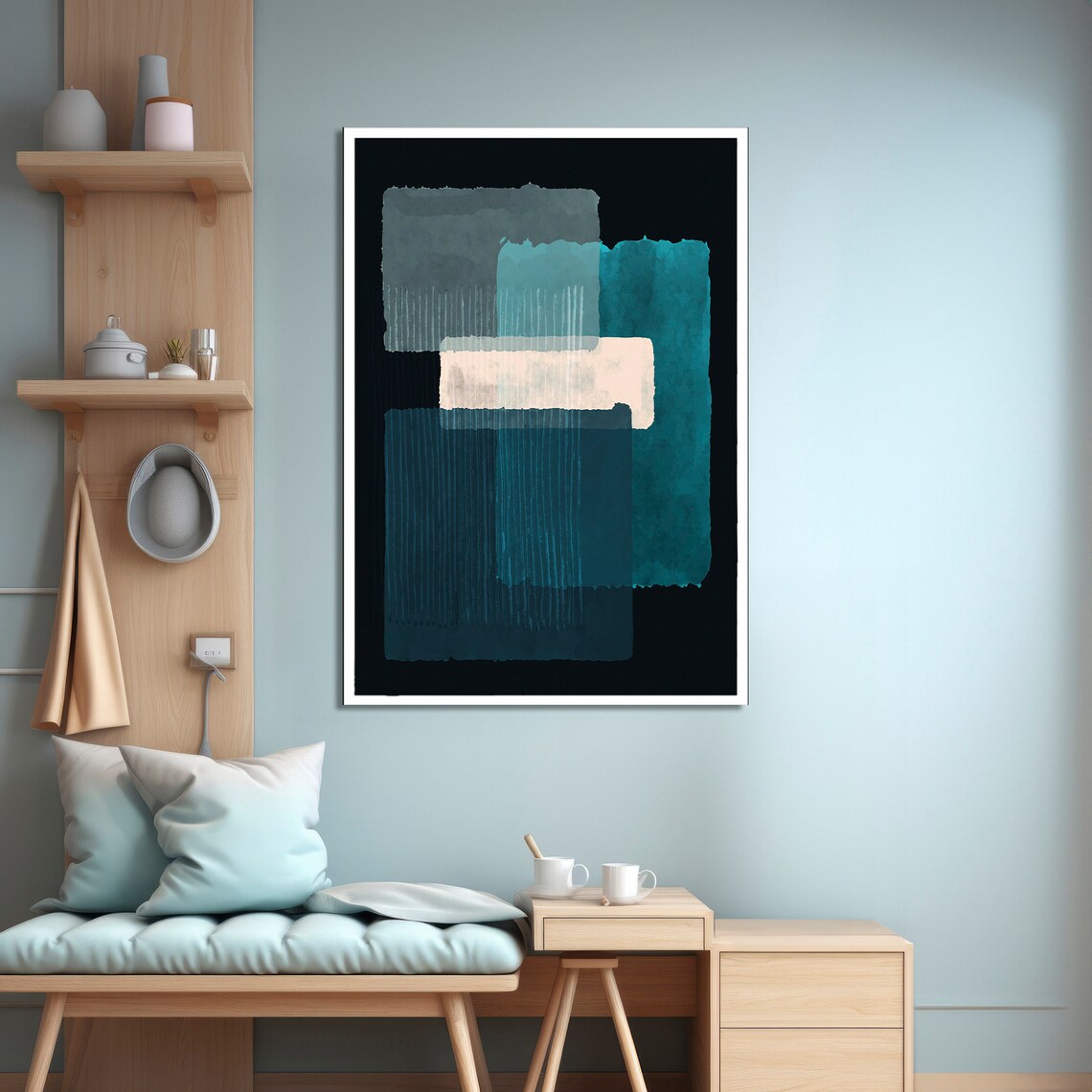 Mark Rokhto Inspired Abstract Art, Modern Decor - Image 4