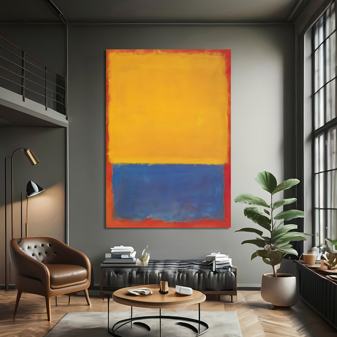 Mark Rothko Style Abstract Art Print - Image 3