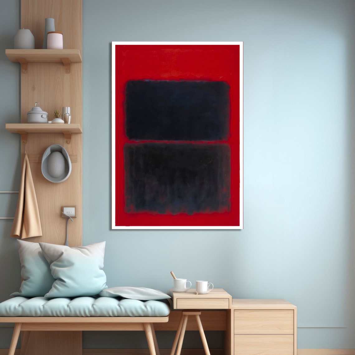 Mark Rothko Style Abstract Art Print - Image 4