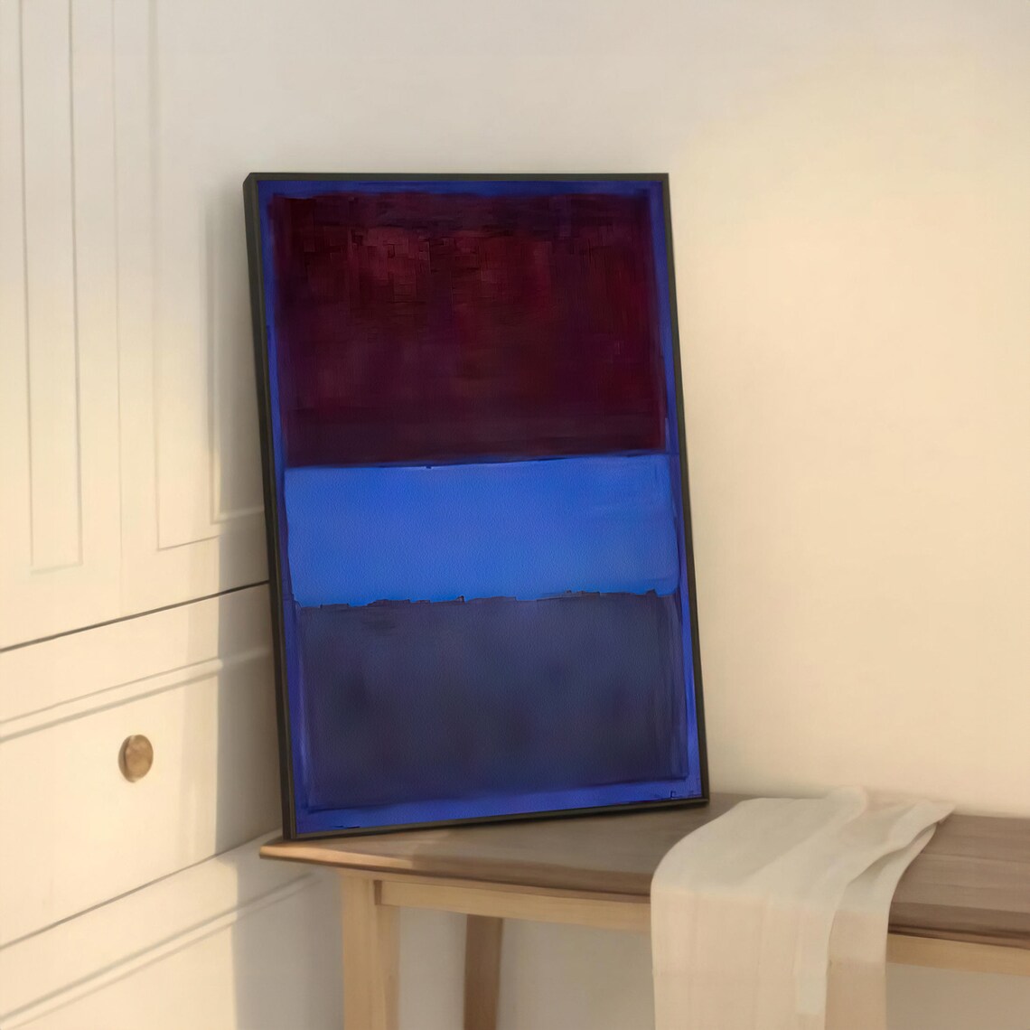 Mark Rokhto-Inspired Abstract Art, Modern Decor - Image 5