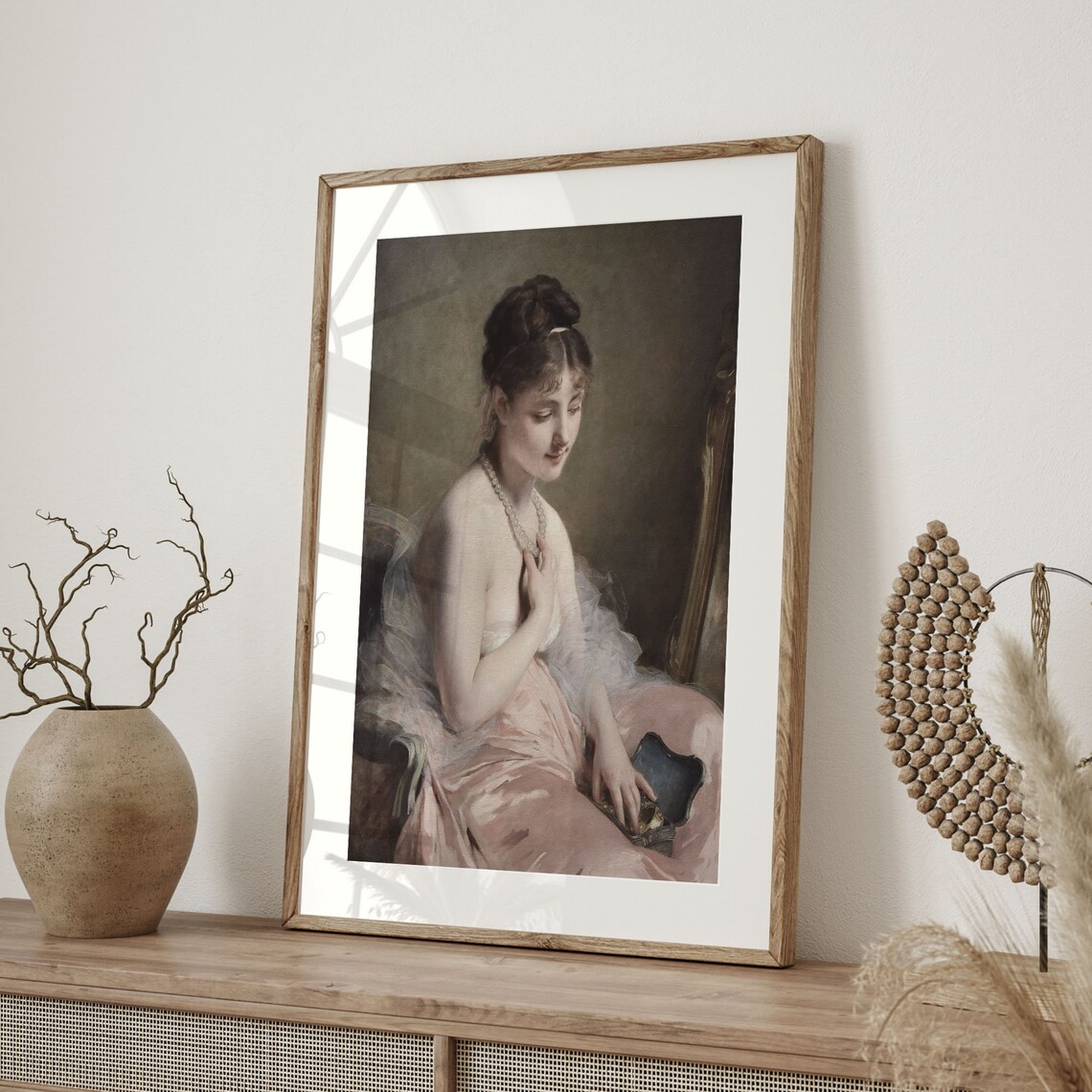 Victorian Woman Portrait, Vintage Farmhouse Art Print - Image 4