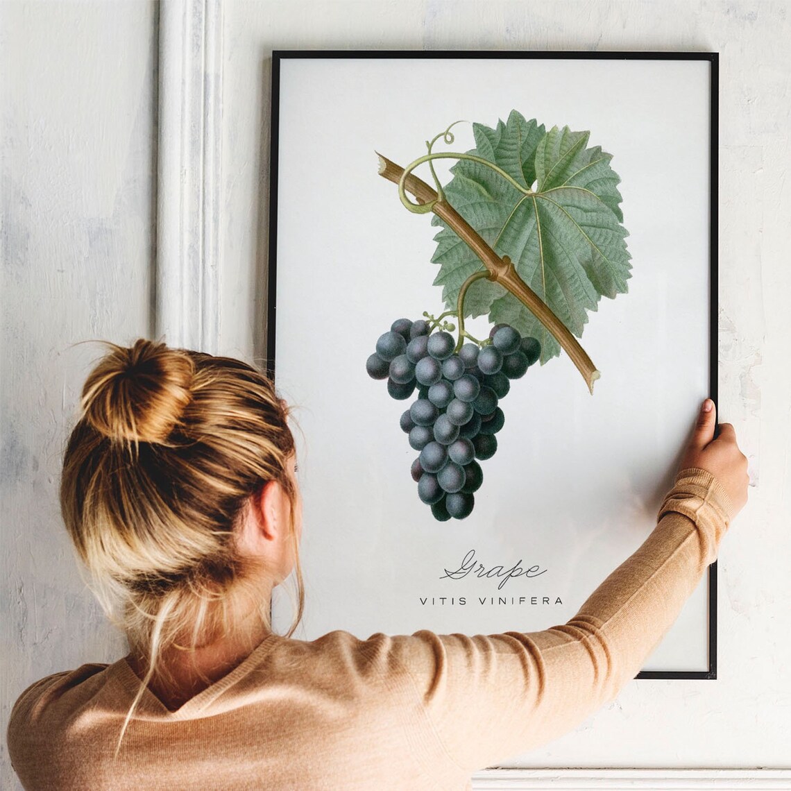 Vintage Grape Kitchen Botanical Art Print - Image 4