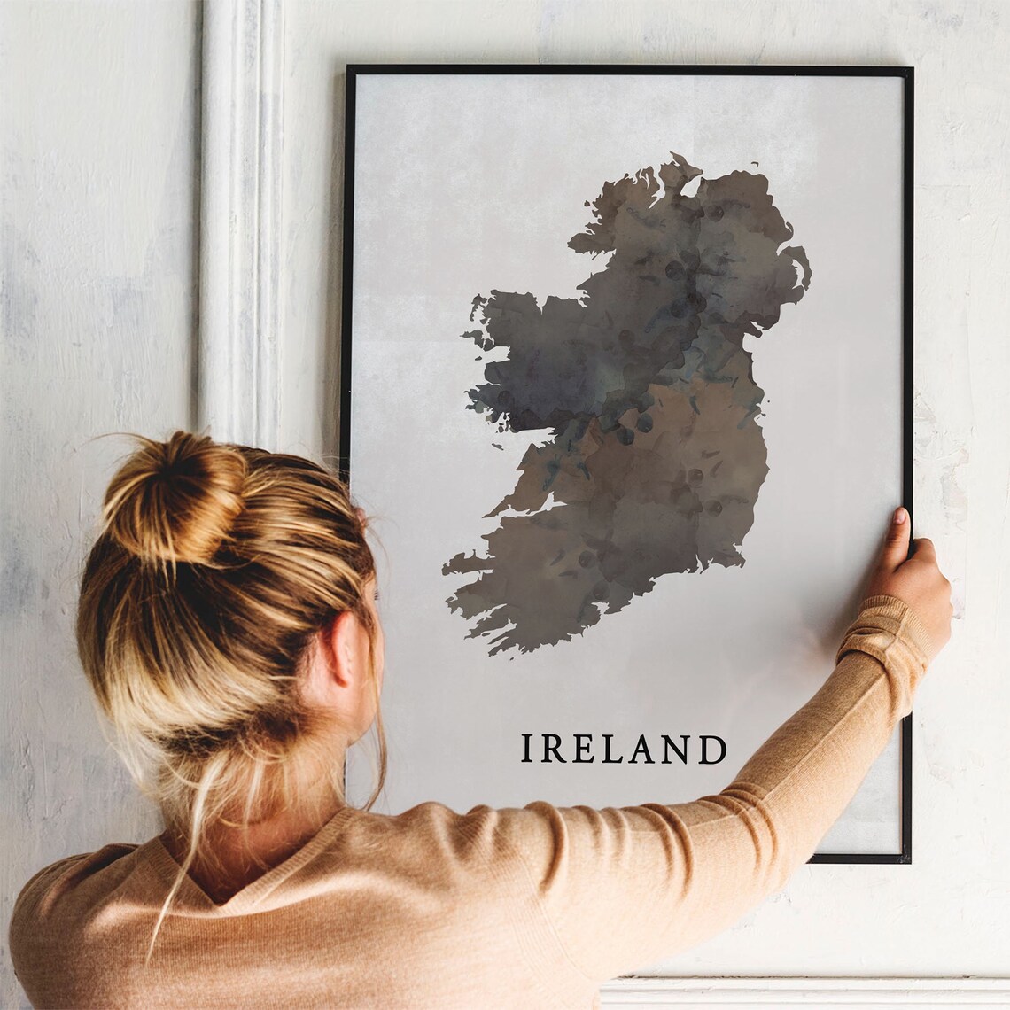 Ireland Vintage Style Map Art Print, Travel Poster - Image 3