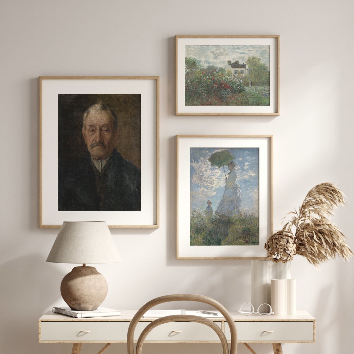 Vintage Portrait Art Print, Antique Man Painting - Image 2
