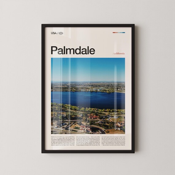 Palmdale Print Wall Art Poster Photo Antelope Valley Poppy Reserve Joe Davies Heritage