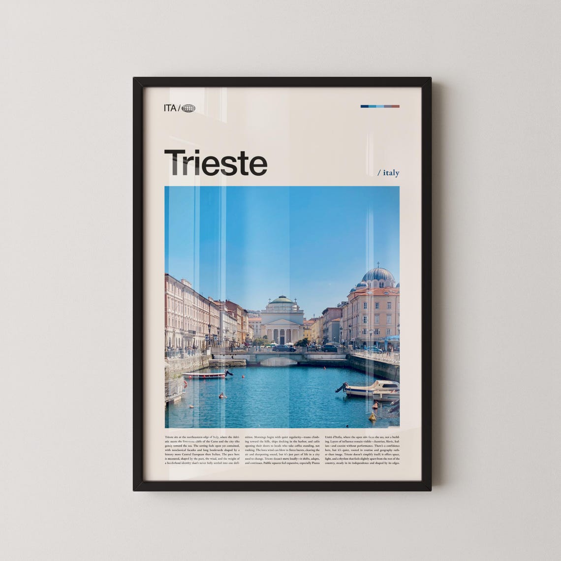 Trieste Italy Piazza Unità Waterfront Grand Square Photo Poster