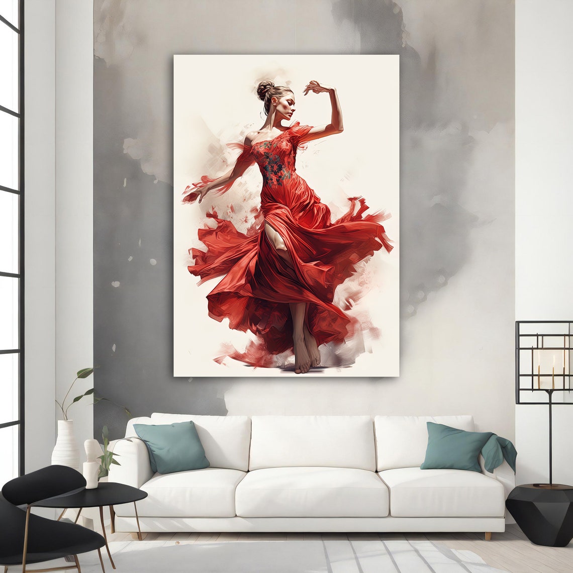 Tango Art Women Tango Art Dance Art Wall Hangings Art Decor For Gift - Image 4