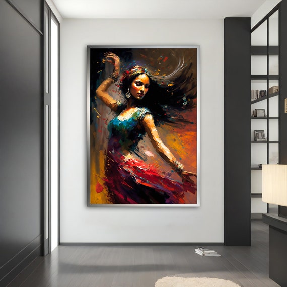 Dancing Women Dancing Women Print Dancing Women Wall Art Dancing Women Print Dancing Women Painting Decor For Gift