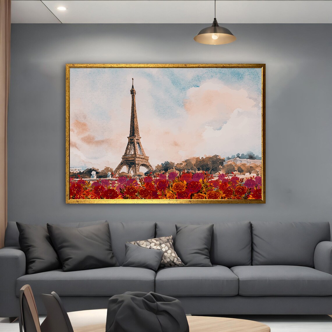 Eiffel Tower Painting, Paris Landscape Print - Image 5