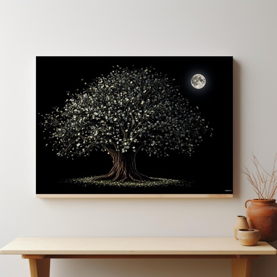 Money Tree Nature Art Print