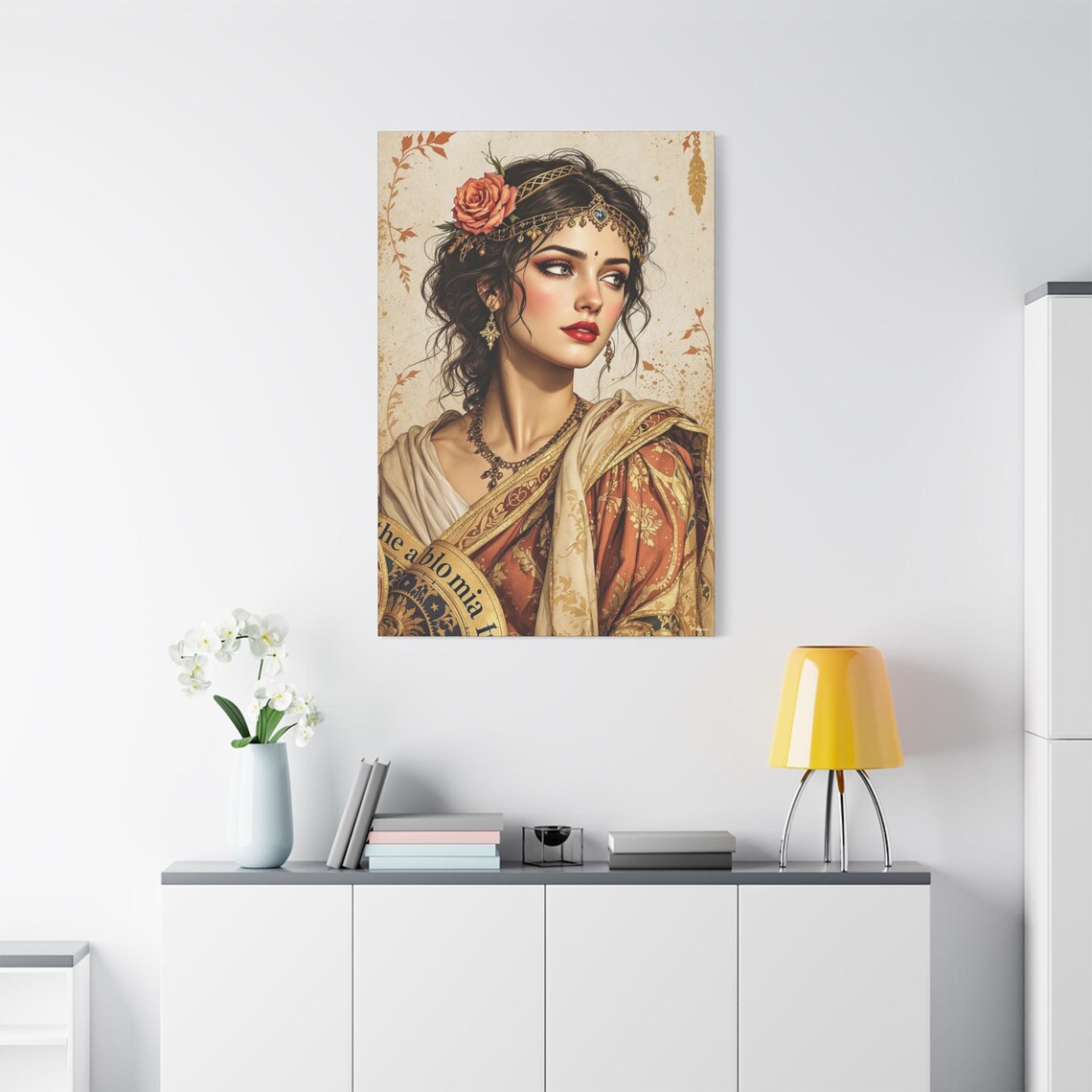 Elegant Bohemian Abstract Wall Art Print - Image 2
