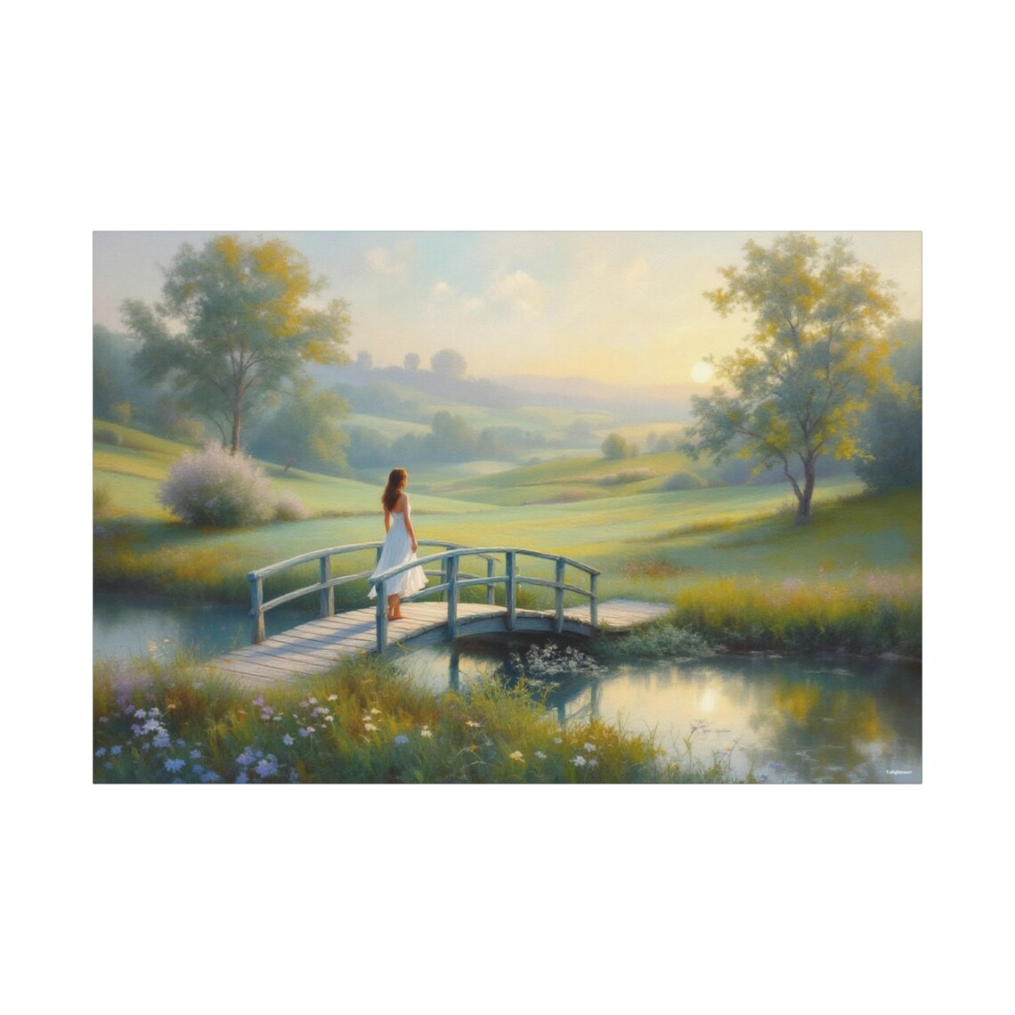 A Walk In Paradise Abstract Art Print - Image 3