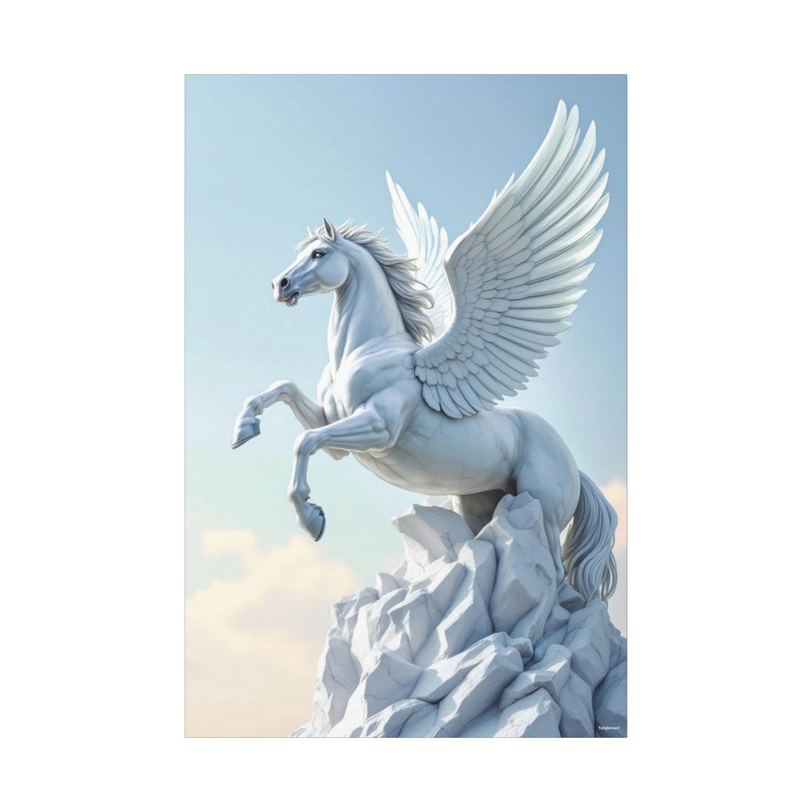 Pegasus Modern Abstract Art Print - Image 3