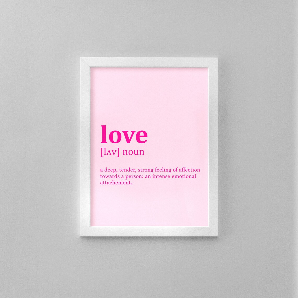 Love Meaning Valentine Special Wall Poster Print