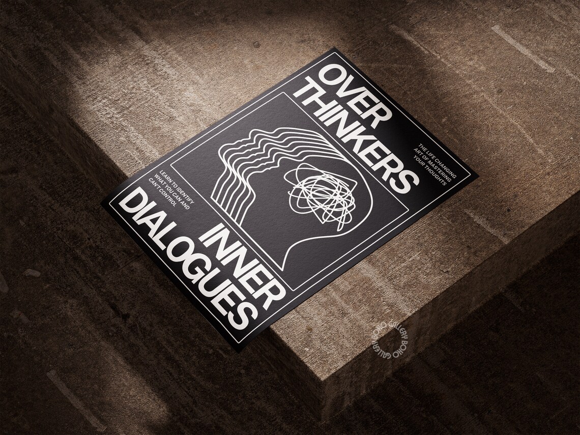 Overthinkers Psychedelic Retro Art Print - Image 2