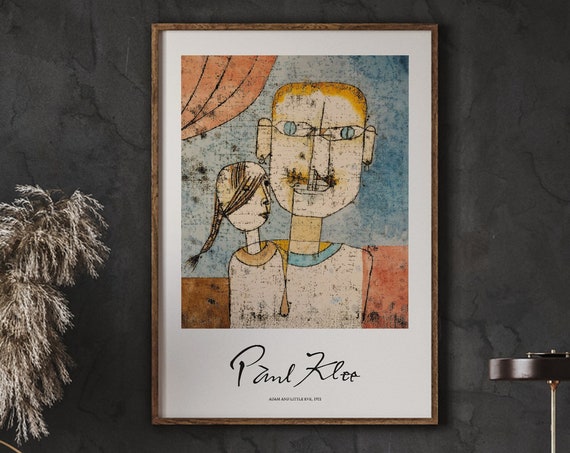 Adam And Little Eve 1921 Paul Klee Poster Premium Posters Art Print Museum Of Modern
