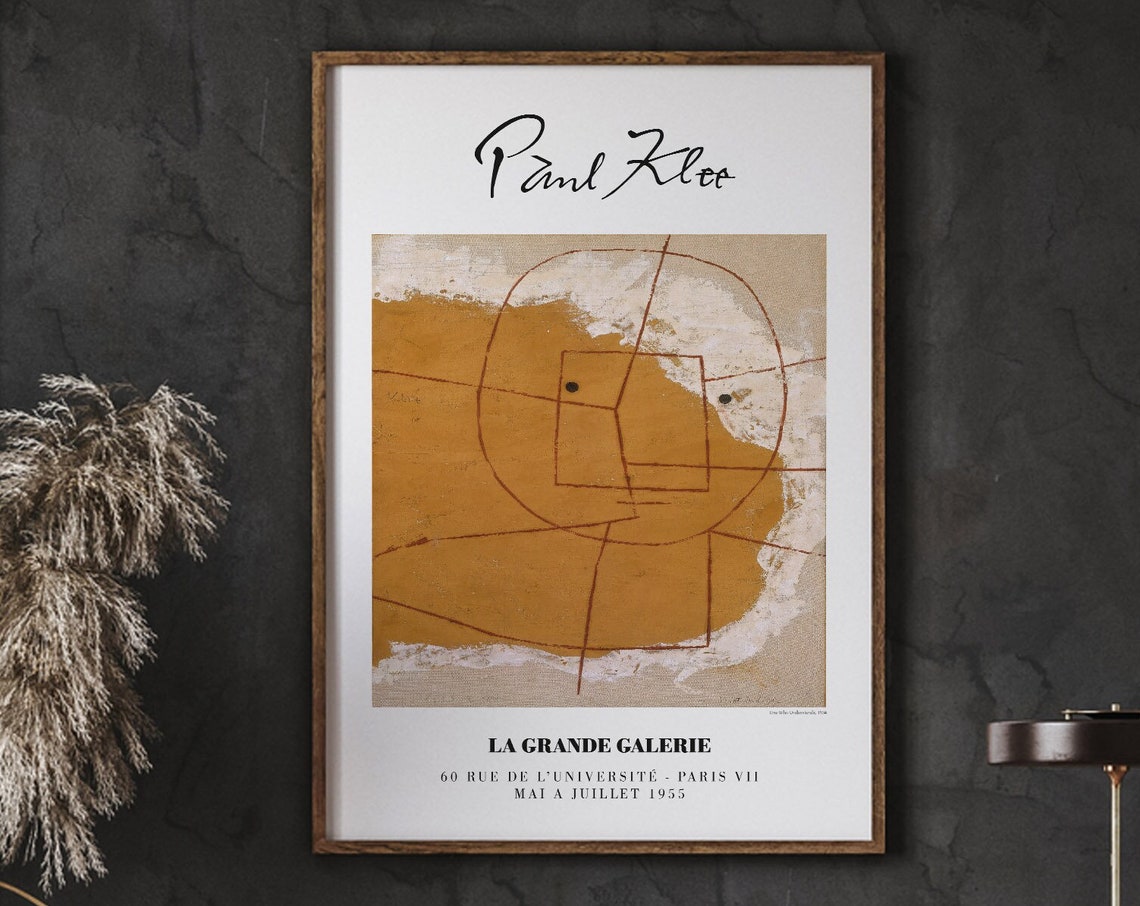 Paul Klee Poster Premium Posters Art Print Museum Of Modern Exhibition Wall Gallery