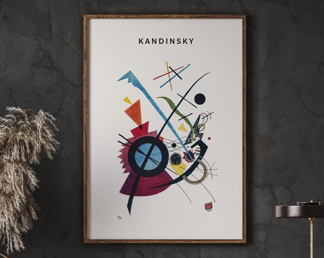 Kandinsky Exhibition Poster Abstract Wall Art Print Decor Modern