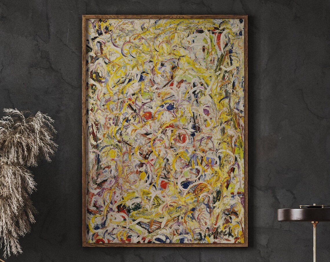 Jackson Pollock Abstract Exhibition Poster, Art Print
