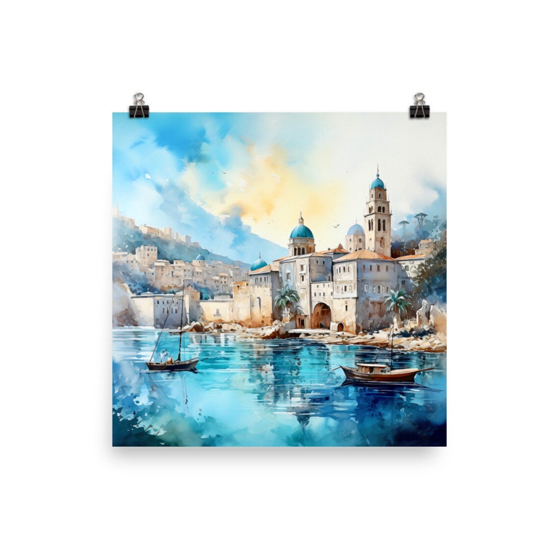 Dubrovnik Art Print Croatia Art Dubrovnik Poster Travel Art Travel Poster Croatia Wall Art Travel Gift Home Decor Housewarming Gift - Image 5