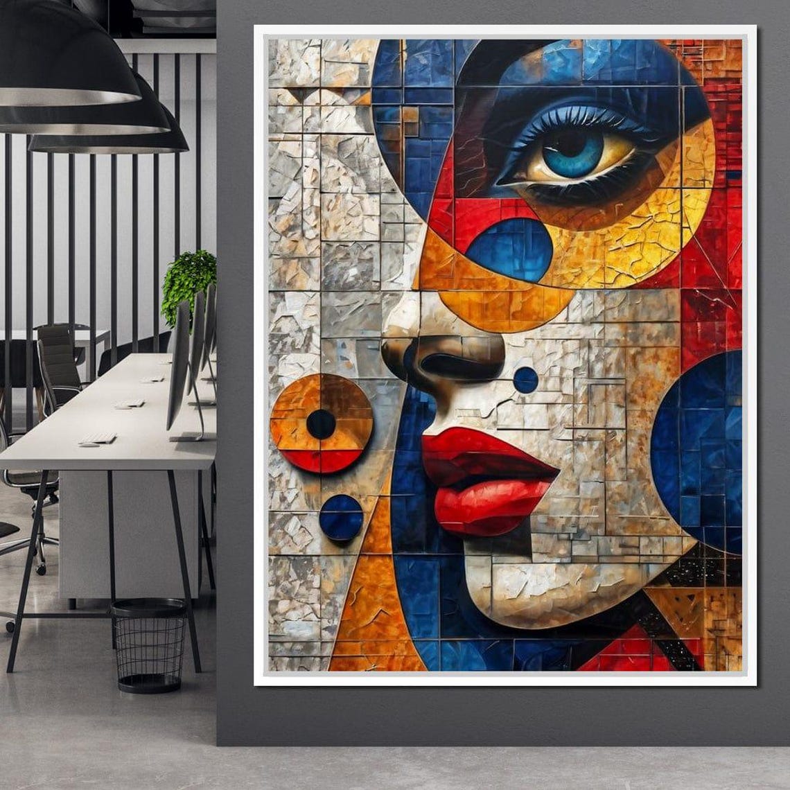 Colorful Modern Abstract Art 042