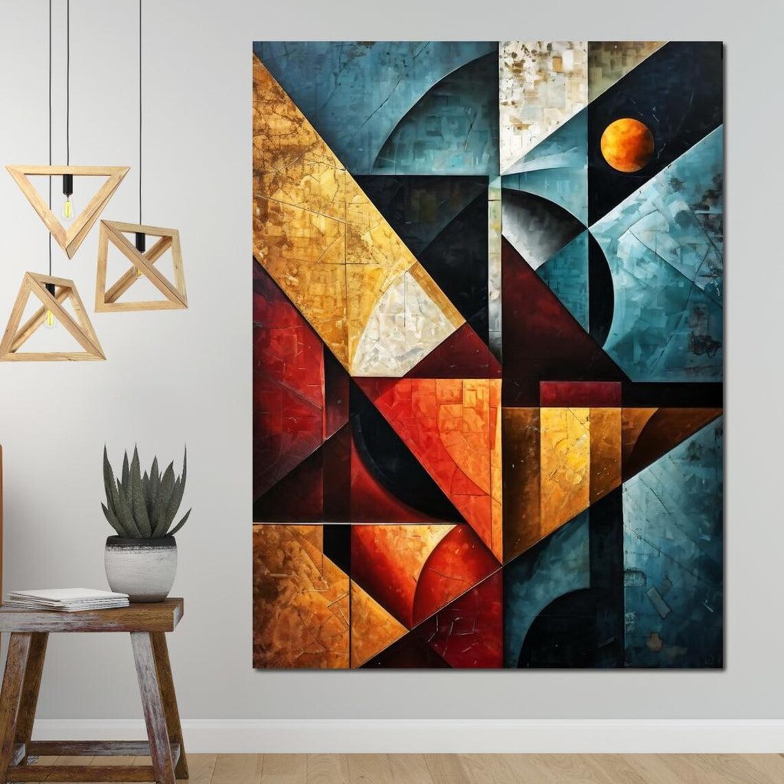 Colorful Modern Abstract Art - Image 3