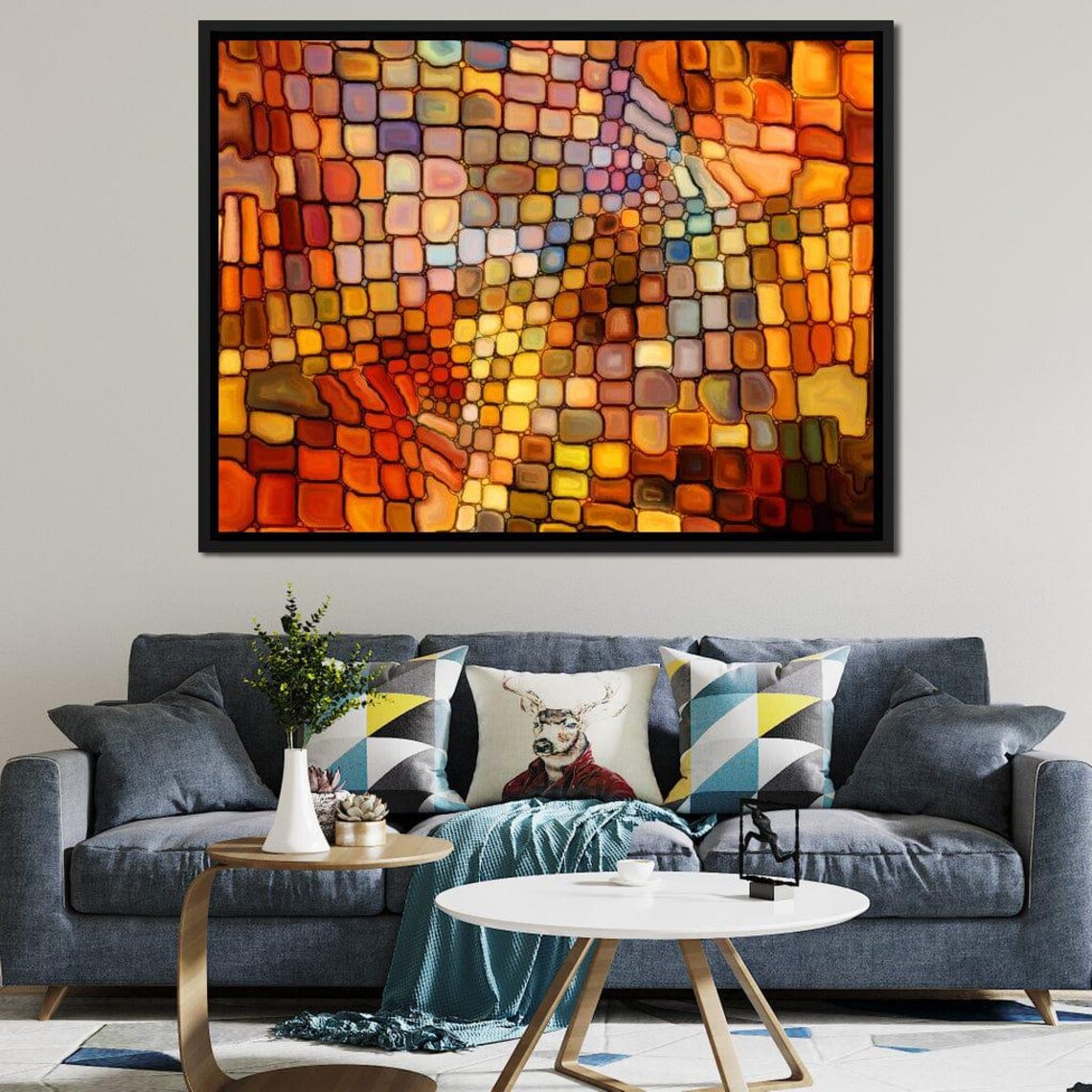 Abstract Fragments Geometric Wall Art Print - Image 4