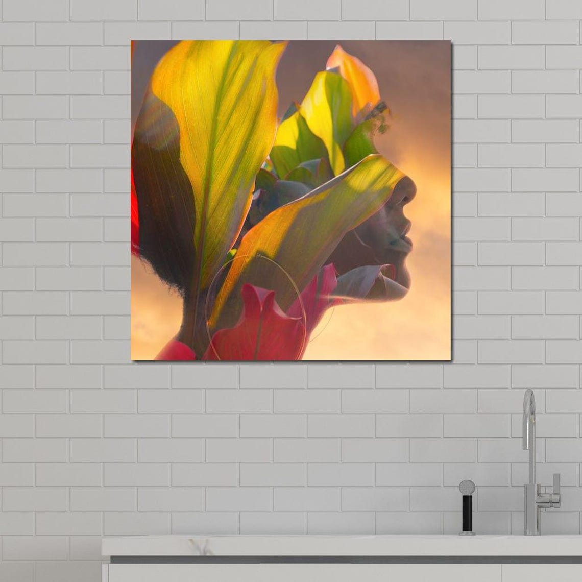 Green Mind - Minimalist Art Print - Image 3