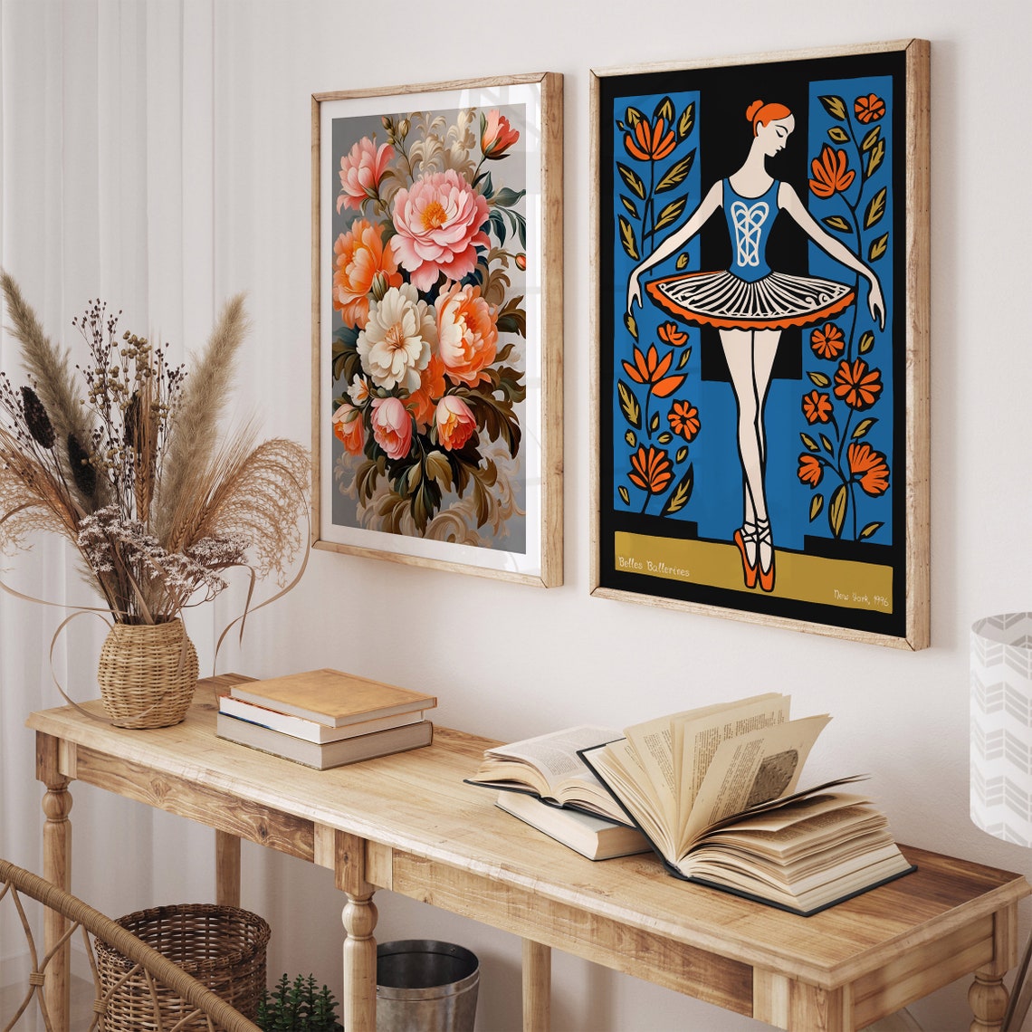 Belles Ballerines Ballet Dancer New York 1996 Retro Art Poster - Image 2