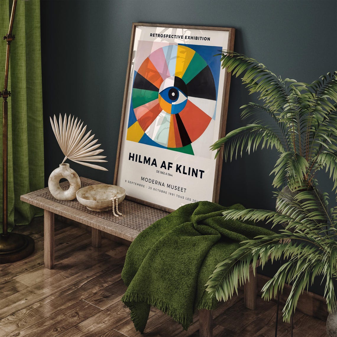Hilma af Klint 1991 Retrospective Moderna Museet Exhibition Poster - Image 2