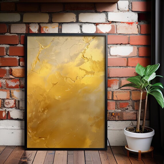 Golden Marble Texture Elegant Abstract Wall Art For Modern Interiors And Sophisticated Decor
