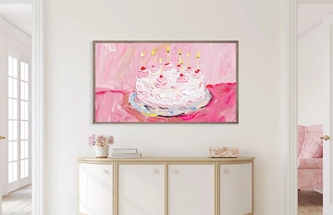 Birthday Cake Colorful Birthday Art Print - Image 5