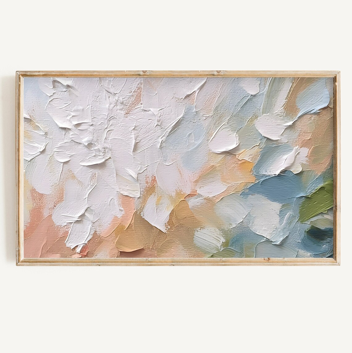 Pastel Abstract Frame TV Art, Modern Minimal Print