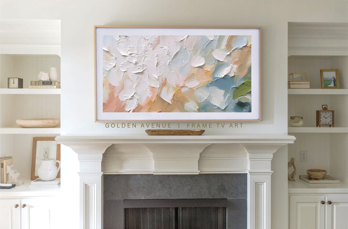 Pastel Abstract Frame TV Art, Modern Minimal Print - Image 3