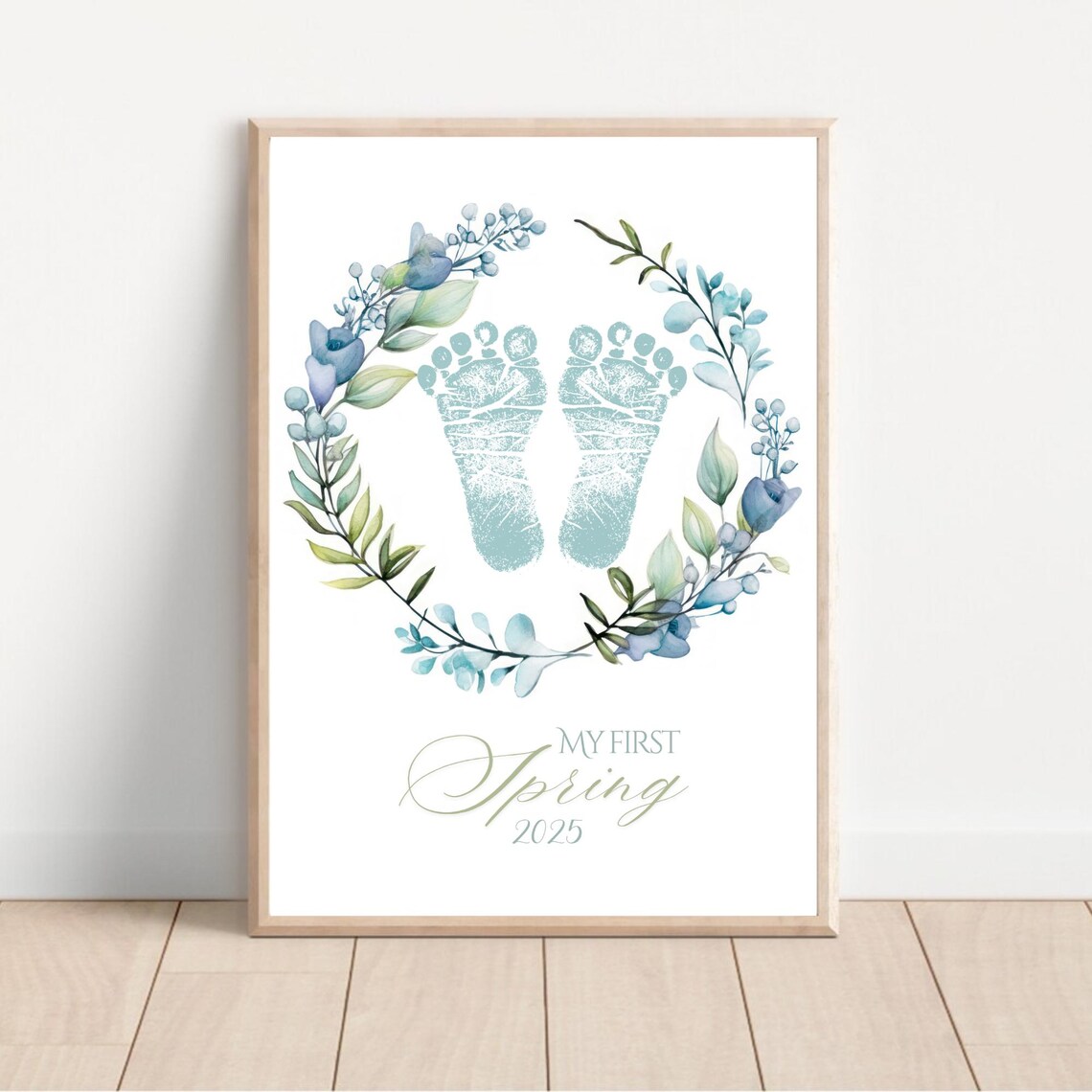 Spring Footprint Handprint Craft, Kids Activity - Image 2