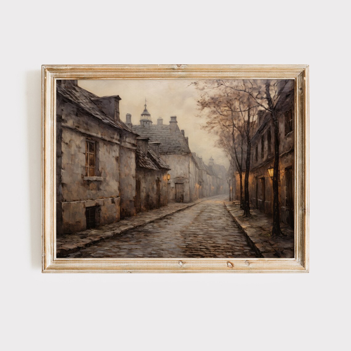French Village Print, French Provincial Wall Art