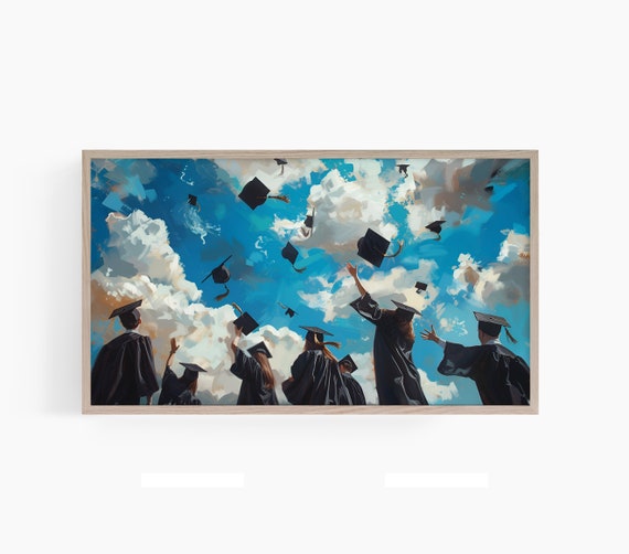 Frame Tv Art Graduation College Grad Tv Art High School Grad Tv Art Grad Party Decor Graduation Tv Art Celebration Tv Art T633