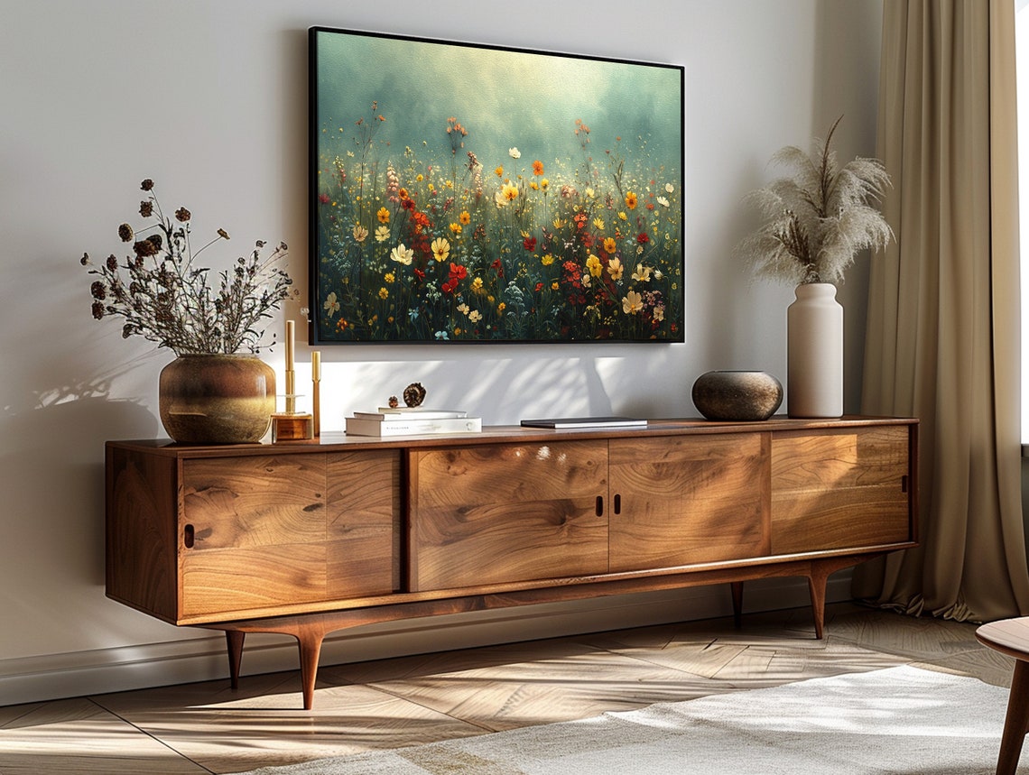 Moody Tv Art Vintage Dark Frame Tv Art Dark Academia Tv Art Frame Tv Art Moody Spring Art Dark Tv Art Dark Frame Tv Art Moody Floral - Image 3